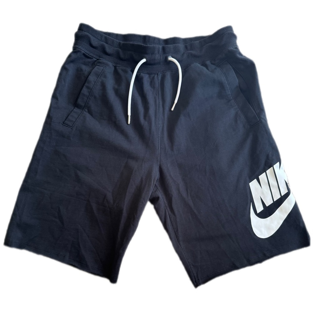 Nike Club Alumni Men's Shorts Black w/Big Swoosh Size Small